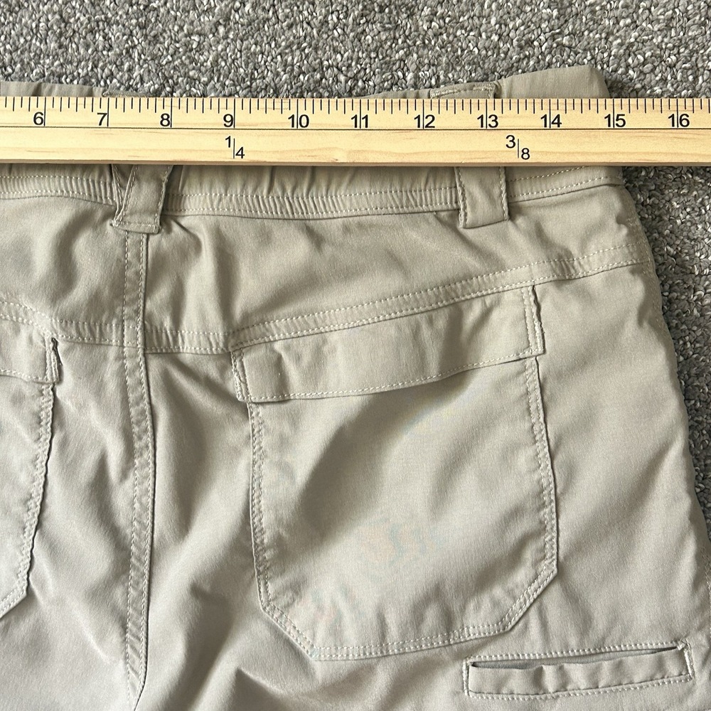 Duluth Trading Co. Dry on the Fly 10" Cargo Shorts Women's 8 Stone Hiking $80 - Picture 7 of 9